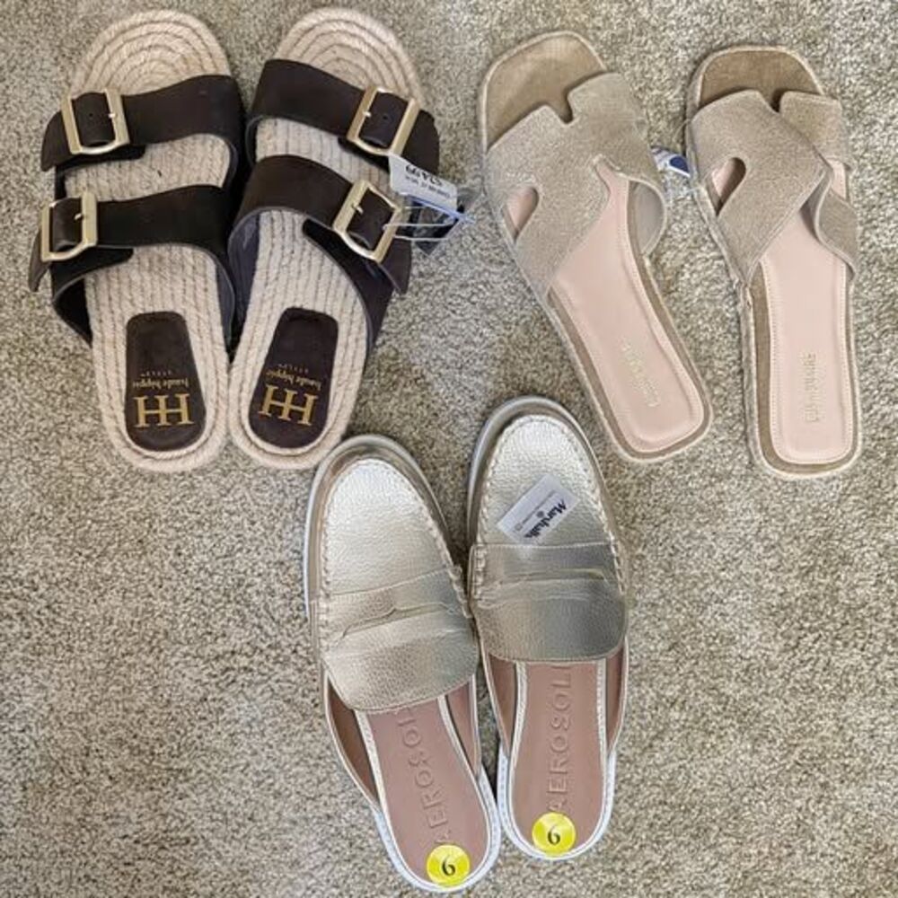 Shoes Sandals Slides Flats Aerosoles, Cushionaire Haute Hippie NWT 8.5-9